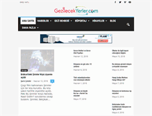 Tablet Screenshot of gezilecekyerler.com